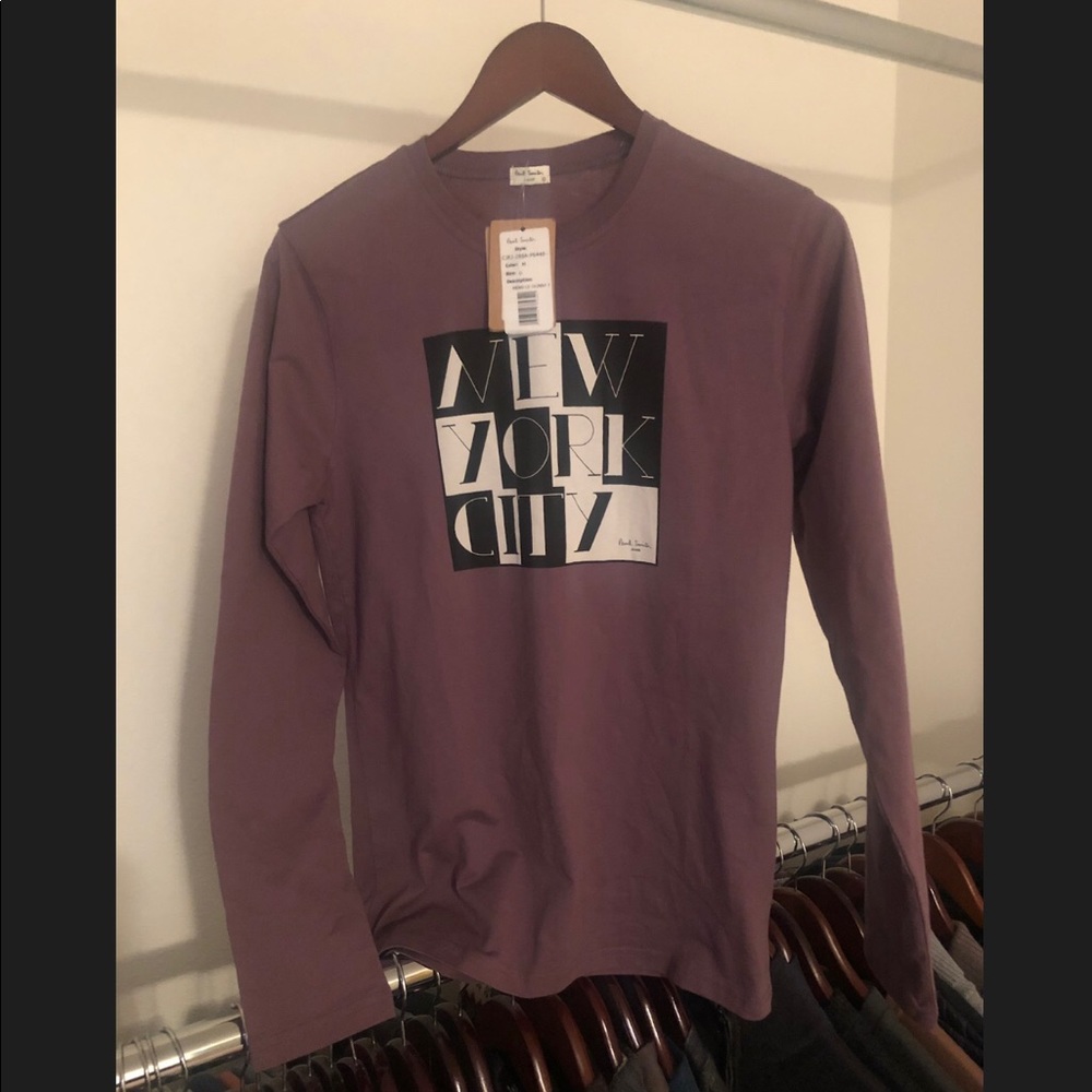 Paul Smith Long Sleeve NYC Graphic T Shirt